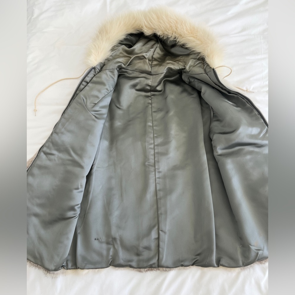 Real Rabbit Fur Coat - Picture 3 of 12